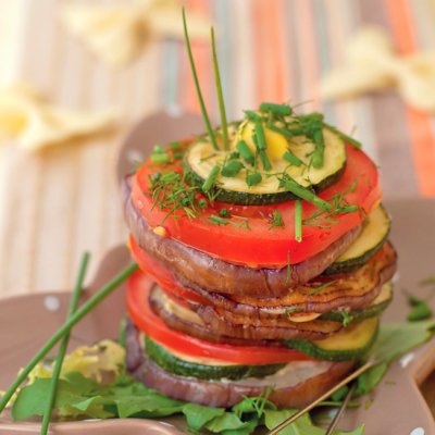 Овощной "мильфей"