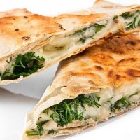 Лаваш с сыром и зеленью