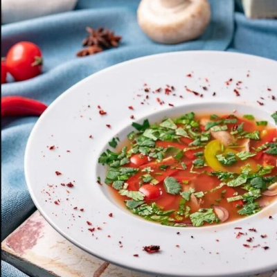 Острый суп с бараниной