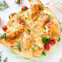 Курица запечённая с сыром