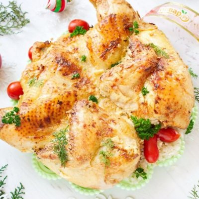 Курица запечённая с сыром