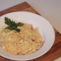 Паста с кальмаром