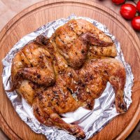 Шашлык из целой курицы  