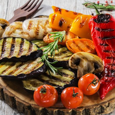 Овощи на мангале 