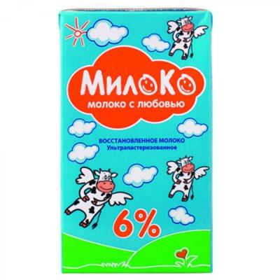 Милоко 6% 950 мл