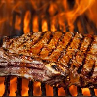 Рибай на углях