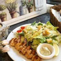 Цезарь с креветками