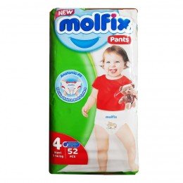 Подгузники Трусики Molfix 4 (9-14 кг) 52 шт