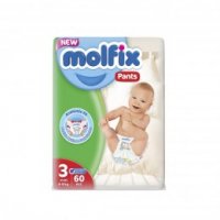 Подгузники Трусики Molfix 3 (4-9 кг) 60 шт
