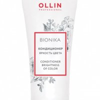 Кондиционер для окрашенных волос Яркость цвета / BioNika 200 мл, OLLIN PROFESSIONAL