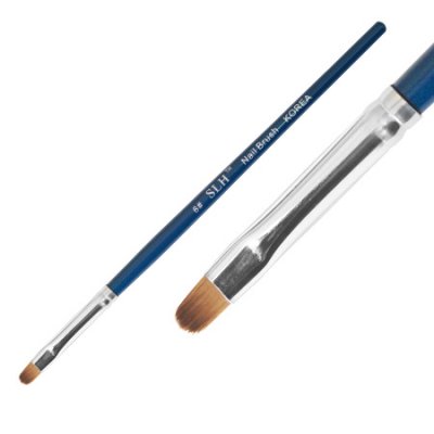 Кисточка для геля №6, натуральная Овал