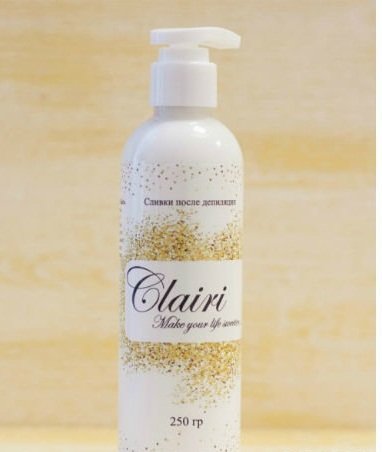 Сливки после депиляции