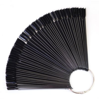 Дисплей черный веерный на кольце 50 шт