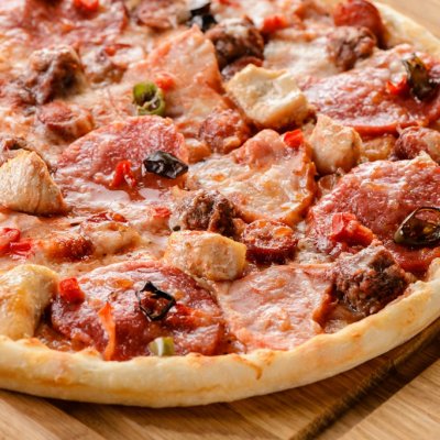 Пицца с говядиной