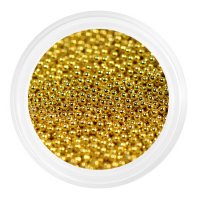 Бульонки металлические мелкие 0,6 мм Золото