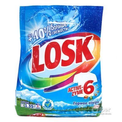 Стиральный порошок, Losk, 1.35кг.
