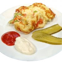 Омлет с овощами