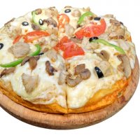 Пицца куриная с грибами