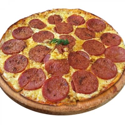 Лахмаджун с колбасой и сыром(Пепперони)