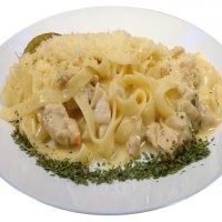 Фетучини в сливочном соусе