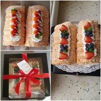 Меренговый рулет