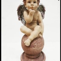 Ангел на шаре,садовая фигурка