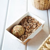 ТЕФТЕЛИ (1 ШТ) С ГРЕЧНЕВЫМ ГАРНИРОМ (60/100Г) 