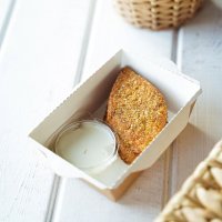 КОТЛЕТА МОРКОВНО-КАПУСТНАЯ (ОВОЩНАЯ) 2 ШТ, С ФЕРМЕРСКОЙ СМЕТАНОЙ (100/30Г) 