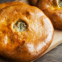 ПИРОГ ОСЕТИНСКИЙ МЯСО/СЫР (1 ШТ.) 