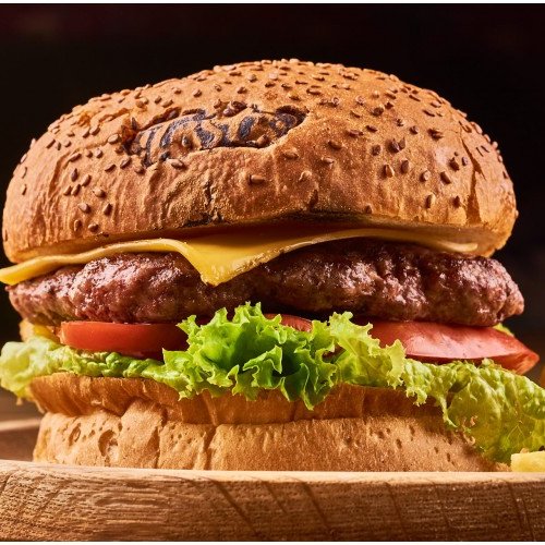 Бургер из мраморной говядины