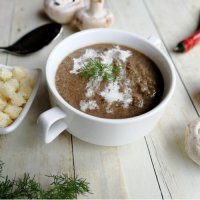 Крем-суп грибной