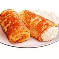 Блинчики с творогом и изюмом