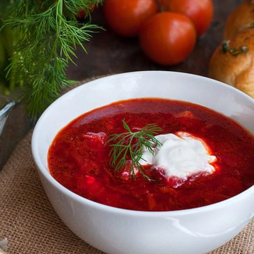 Борщ красный