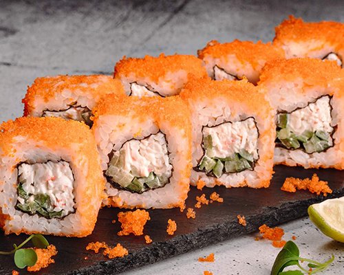 Калифорния каппа маки с икрой