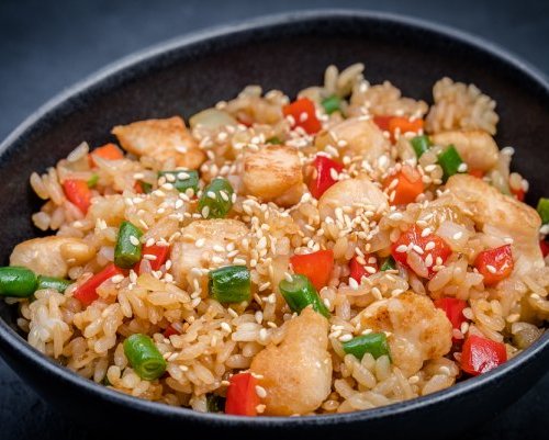 Рис с курицей