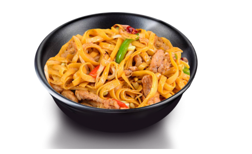 Удон с беконом