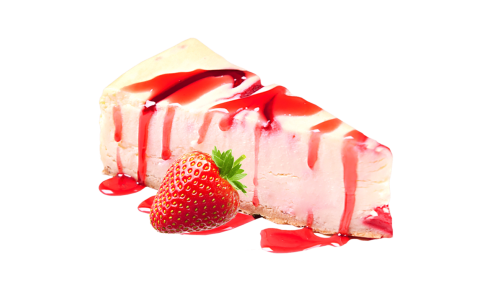 Чизкейк с клубничным топпингом