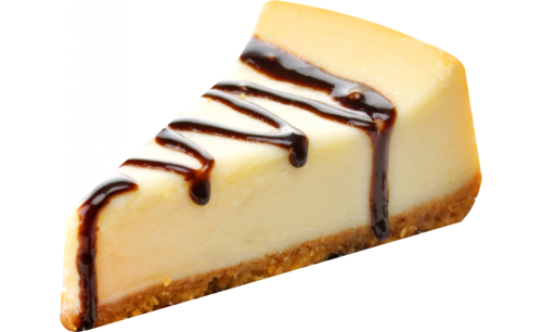 Чизкейк с шоколадным топпингом