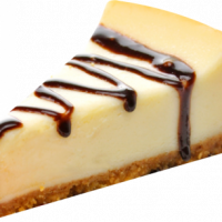 Чизкейк с шоколадным топпингом