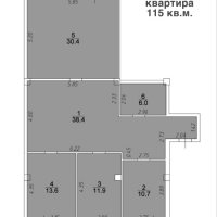 3-комн. квартира (115 кв.м.)