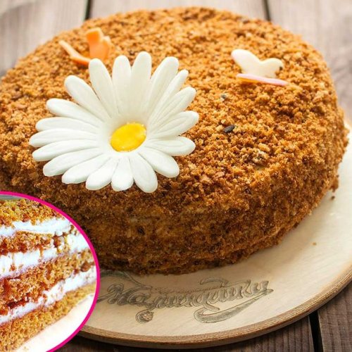 ТОРТ МЕДОВЫЙ (1 КГ)
