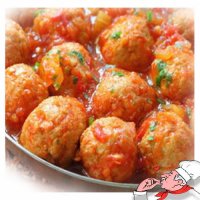 Фрикадельки куриные в томатном соусе