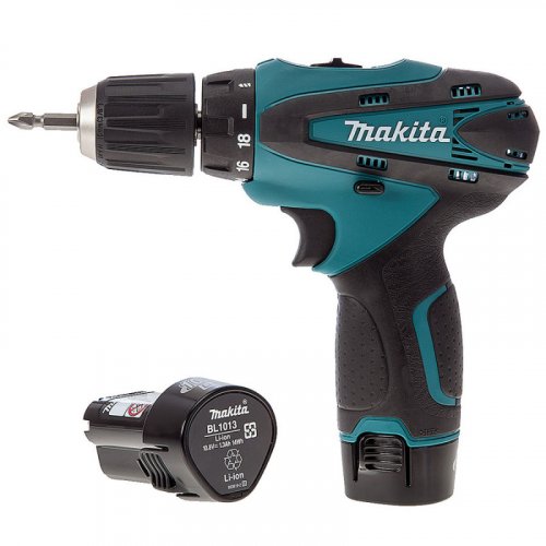 Аккумуляторная дрель-шуруповерт Makita DF330DWE Залог:3 000 ₽  