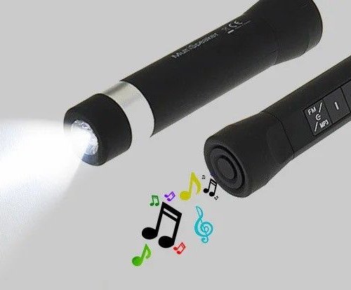 Портативный многофункциональный Bluetooth динамик LED фонарик Multifunctional music torch