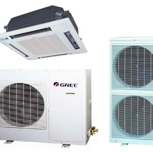Кондиционер кассетный GREE-18 R410A: GKH18K3BI GUHN18NK3AO) (комплектуется медными трубами)