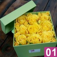 Цветы в шляпной коробке 018