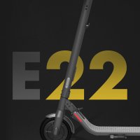 Электросамокат Ninebot KickScooter E22 Темно-серый