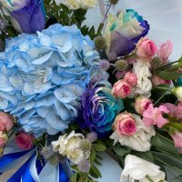 Раскидистый букет голубой №21