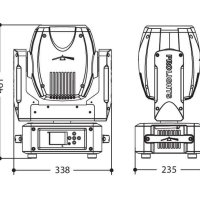 Световая голова MOONSTONE WH