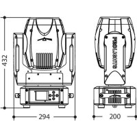 Световая голова CRYSTAL BK